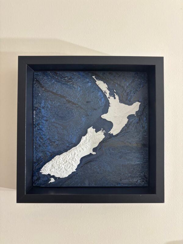 New Zealand 3D printed map