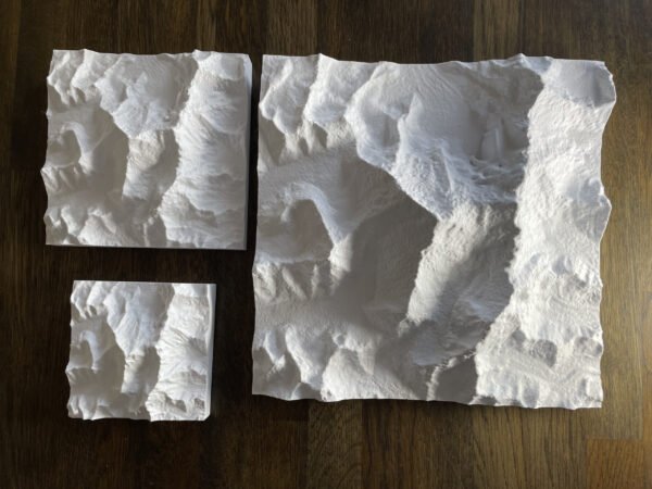 IMG_9016 Mount Everest 3d printed mountain terrain model