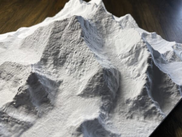 IMG_9020 Mount Everest 3d printed mountain terrain model
