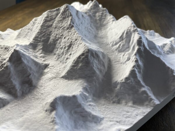 IMG_9021 Mount Everest 3d printed mountain terrain model