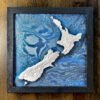 NZ_Bathy_Front 3d printed model topographic map of New Zealand
