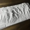 Custom 3D Printed Topographic Map