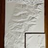photo-output Topographic Trail Map in 3D
