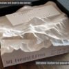 3d printed model topographic map of Snowdon