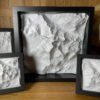 ThreePeaks0_new 3d printed model topographic map of Snowdon
