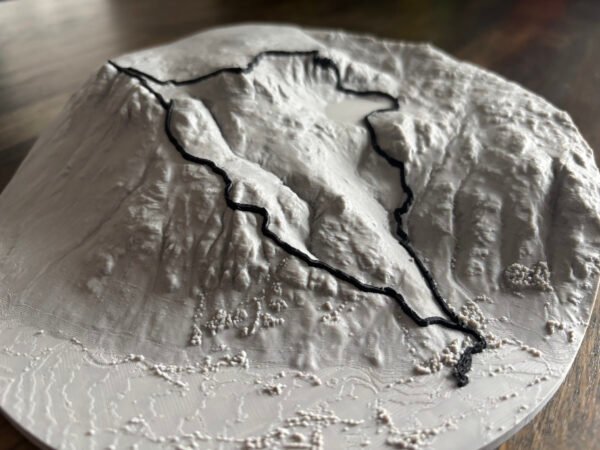 Topographic Trail Map in 3D - Image 4