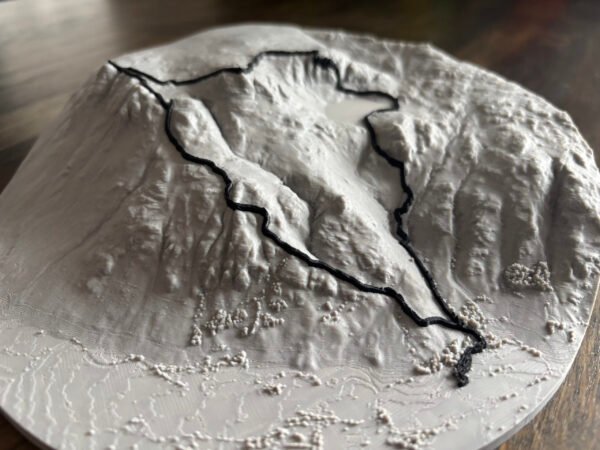 IMG_2342 Topographic Trail Map in 3D