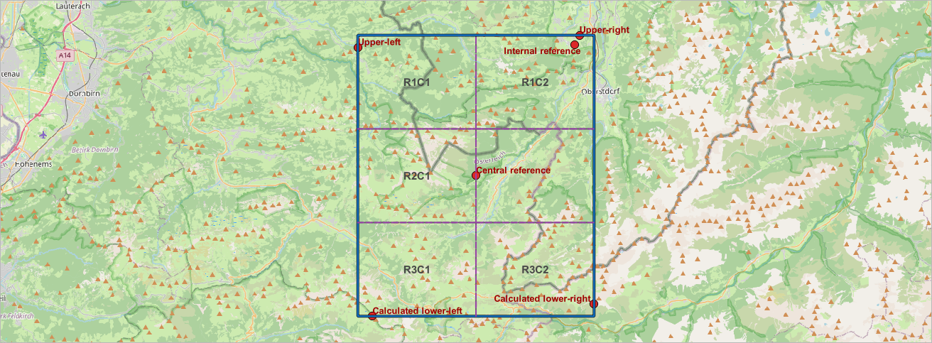 AustriaMultiTile model extent