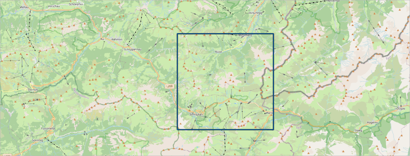 Großer Widderstein model extent